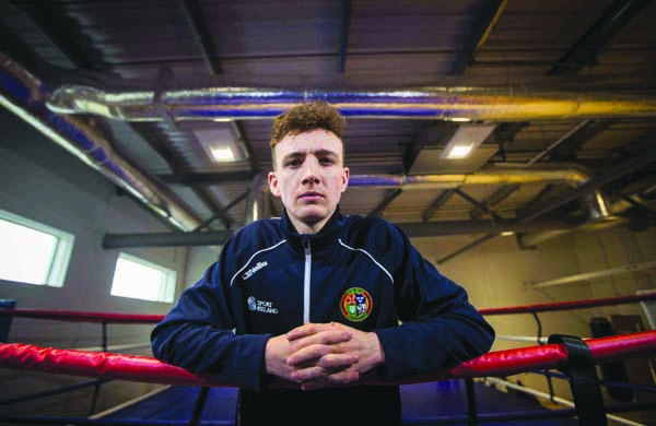 Brenadan Irvine’s Olympic experience means he is one of the leaders of the Irish team despite being just 21 year-old