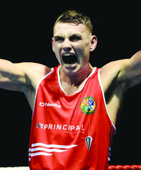 Sean McComb says he is looking forward to boxing having been training since his Irish Elite title win back in February 