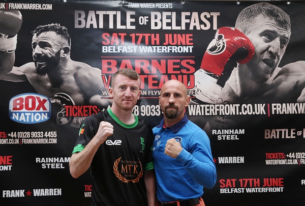 Paddy Barnes and Silvio Olteanu meet for the WBO European flyweight title at the Waterfront Hall tomorrow\nPicture by Brian Little/PressEye