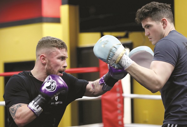Shane McGuigan doesn’t believe the loss to Leo Santa Cruz has overly dented Carl Frampton’s confidence ahead of his ring return this weekend