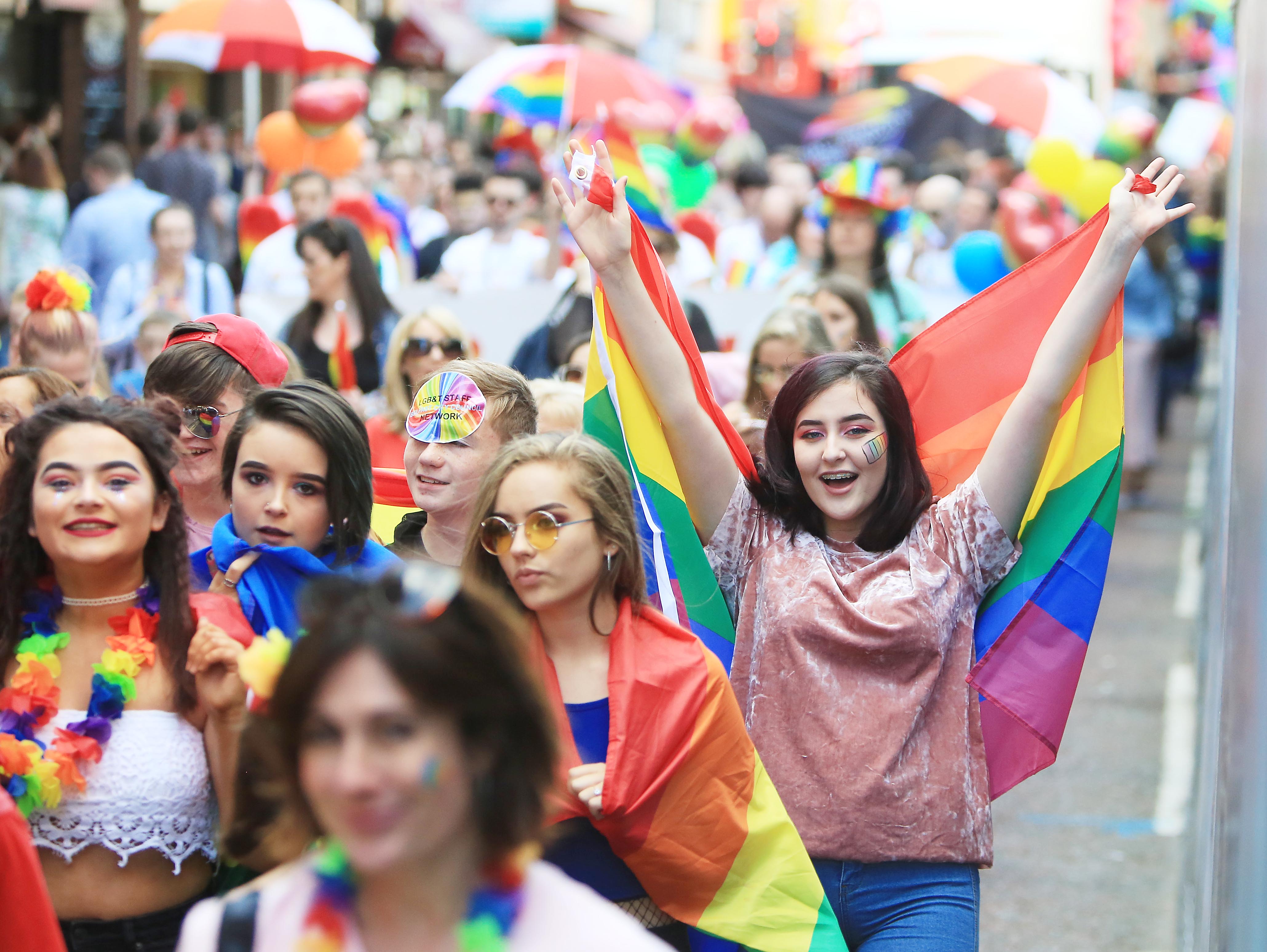 Thousands attend Pride in Belfast