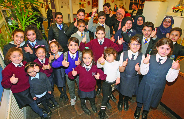 INSPIRATIONAL: The children finish another homework club in the Conway Mill