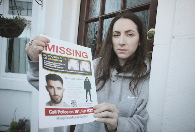STAYING POSITIVE: Catherine Cullen is appealing for information about her brother Michael