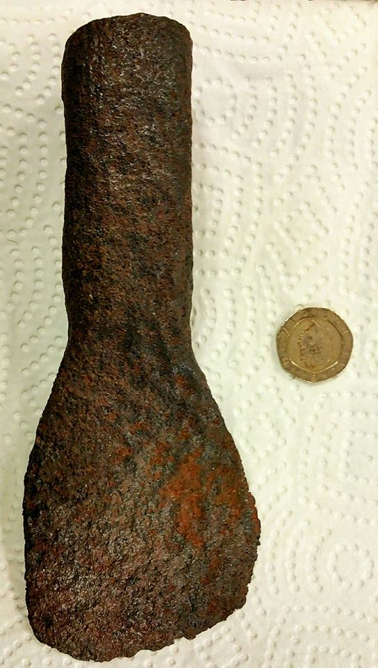 FIND: A medieval axe-head will be one of the items on display in a new exhibition on Cave Hill