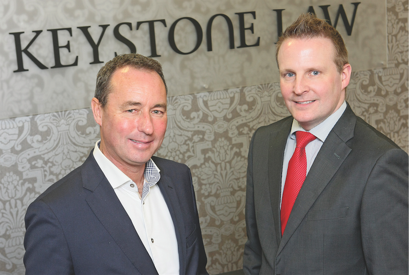  TOP TEAM: John McMahon and JP Irvine of Keystone Law