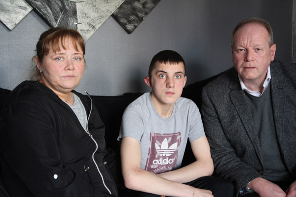 Robert Holmes was attacked by a sectarian gang on Saturday