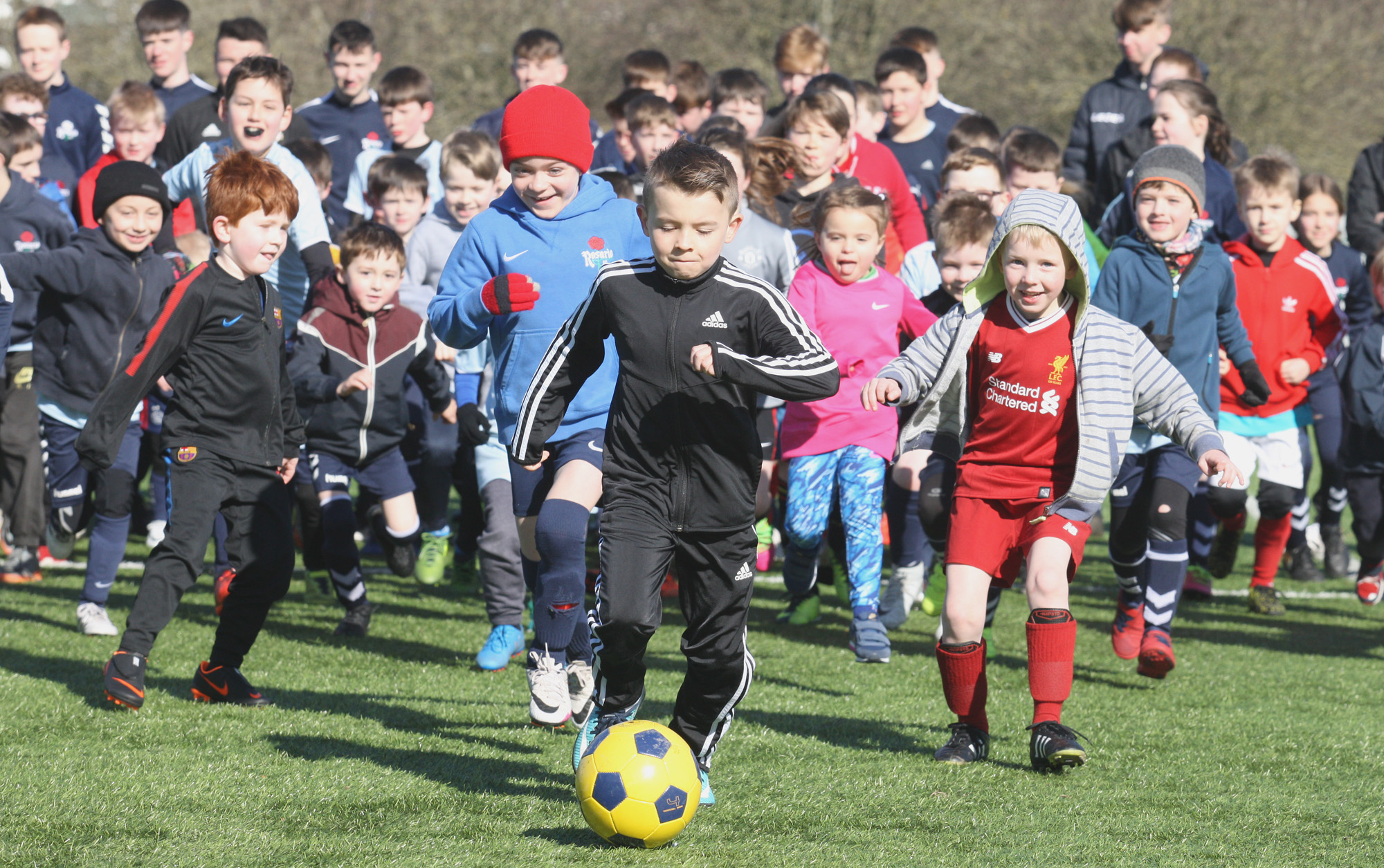 On the Ball, Rosario Easter Football Camp at Ormeau Park
