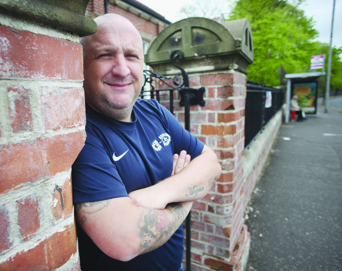 CROSS-COMMUNITY: Alan Waite from the Shankill’s Hammer Youth Club has forged vital connections