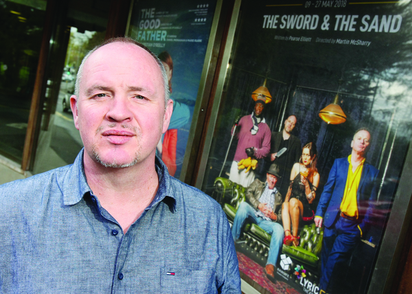 Pearse Elliott launching is new play, The Sword &amp; The Sand at the Lyric theatre.