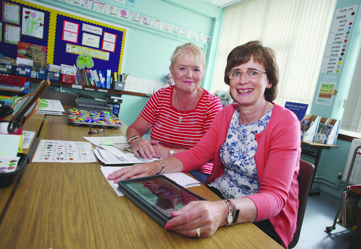  FINAL BELL: Mercy Primary School teachers Catherine Cush and Stella Hunt are set to retire