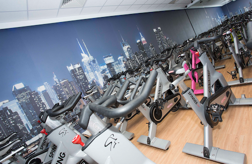 SIGN UP: The Spin Room in the new Pure Class Fitness Gym opened in the Diary Farm Centre\n