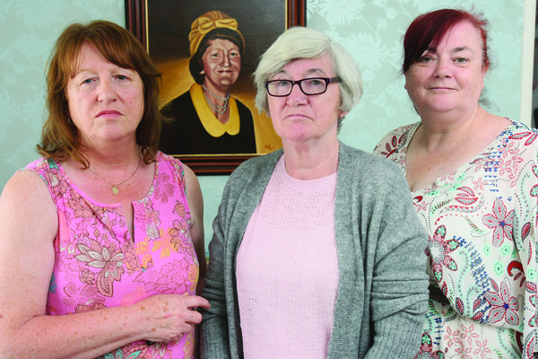 OUR STORY: Briege Voyle, Philomena Morrison and Irene Connolly remember their mother, Joan Connolly, who was killed during the Ballymurphy Massacre