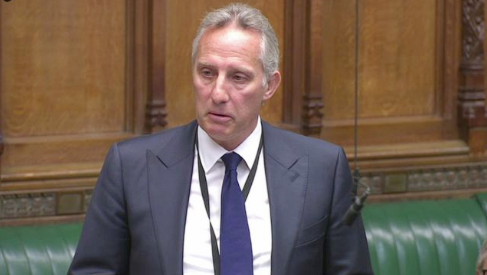 DUP MP Ian Paisley making his personal statement in the House of Commons