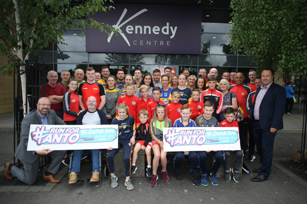 Anto Finnegan launching a 5K run to raise funds for DeterMNd