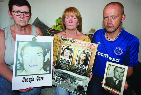 “HE WAS A VERY THOUGHTFUL DADDY”: Mary Corr, Eileen McKeown and Michael Corr remember Joseph Corr who was killed in the Ballymurphy Massacre