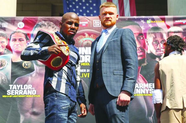 James Tennyson challenges Tevin Farmer for the American’s IBF super-featherweight title 