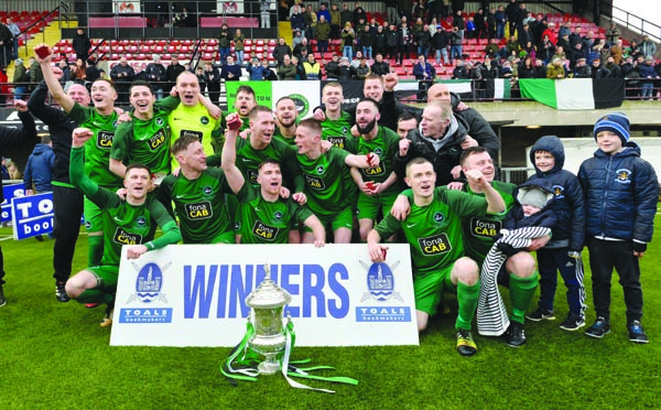 Newington, who won the Steel and Sons Cup with a 1-0 victory over Linfield Swifts last season, face St James’ Swifts in Saturday’s quarter-final at Donegal Celtic Park