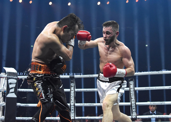 Belfast boxer Ryan Burnett suffered a freak back injury during his World Boxing Super Series fight against Nonito Donaire in Glasgow on Saturday night and was forced to retire on his stool at the end of the fourth round 