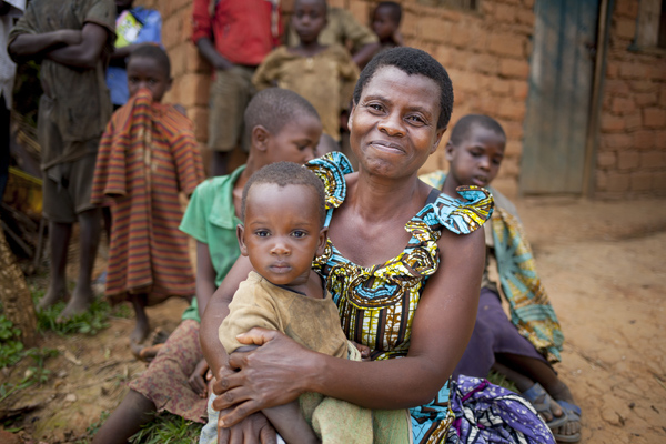 SUPPORT: Community Health Worker Jeannette Icimanishatse (52) with one-year-old Nadia Niyihankuye Bukinanyana in Cibitoke