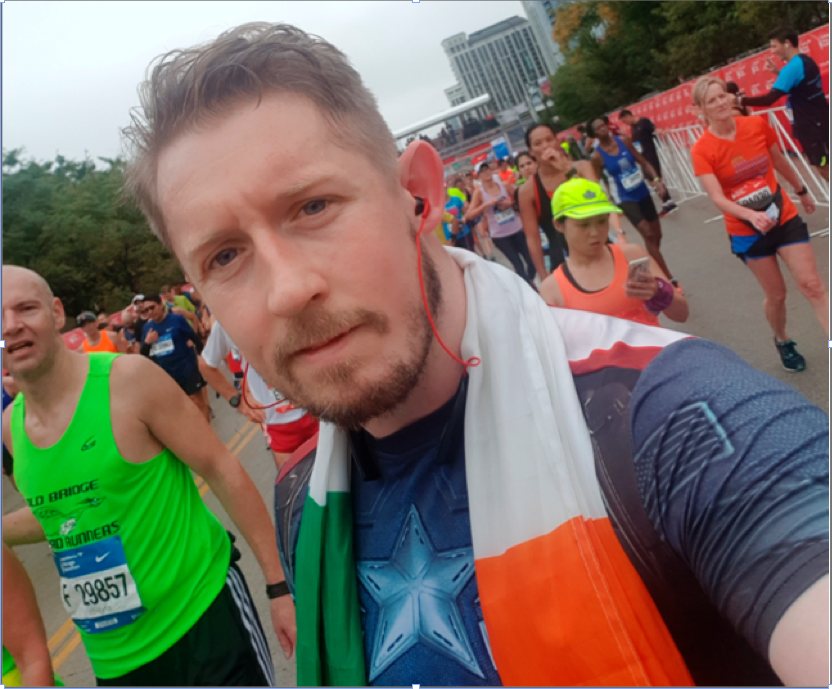 ACHIEVEMENT: Sean Caffrey from Lenadoon completes another marathon challenge