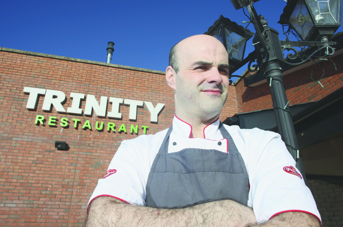 The new chef at Trinity restaurant is shaking things up – JP McAuley likes to keep things simple and use as many local ingredients as he can in his dishes