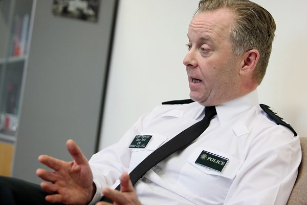 TOP COP: New head of police in West Belfast, PSNI Chief Inspector Gary Reid