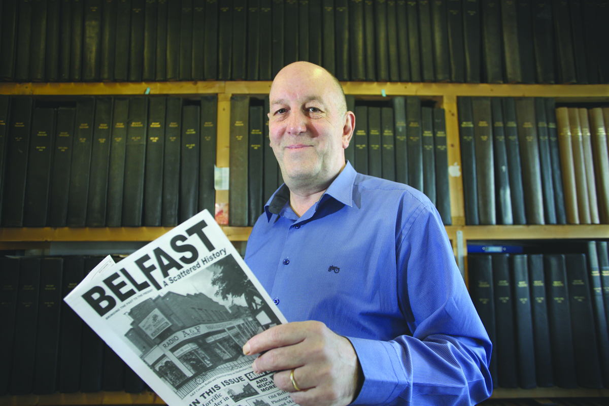 LOCAL EDUCATION: Joe Baker of the Ashton Community Trust has seen the Belfast History project go from strength to strength