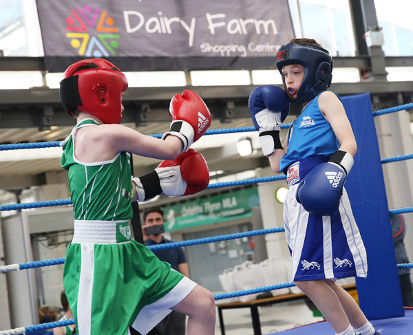 Colin Neighbourhood Project held a Community Boxing Event in the Dairy Farm as part of Creativity Month