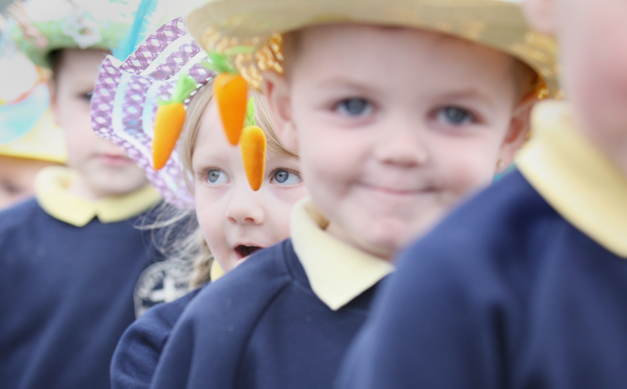 The Easter bonnet parade at Matt Talbot Nursery School