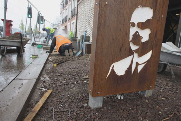 FINAL TOUCHES: The James Connolly Visitor Centre will be ready by this Friday