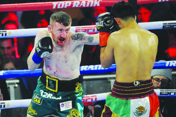 Paddy Barnes lost to Oscar Mojica by split decision on St Patrick’s Day in New York
