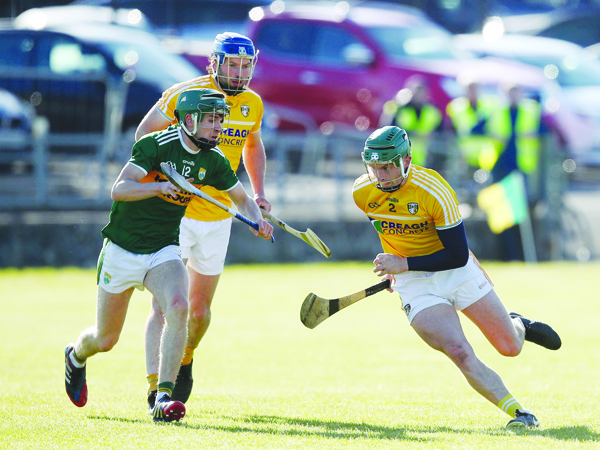 Stephen Rooney bursts out of defence during Saturday’s game against Kerry