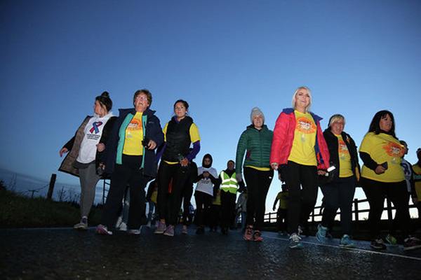 TOGETHER: Hundreds of walkers will take to Hannahstown this Saturday morning to raise the issue of suicide awareness