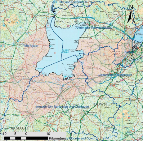 REJECTED: The pink area of the map is the area that would be affected by the licence
