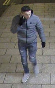 Police want to speak to this man in connection with criminal damage at two stops
