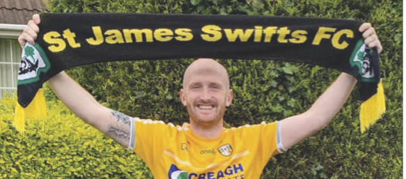 Former Cliftonville ace and two-time Irish League winner Ryan Catney has signed for Ballymena and Provincial Intermediate League outfit St James’ Swifts ahead of the new season