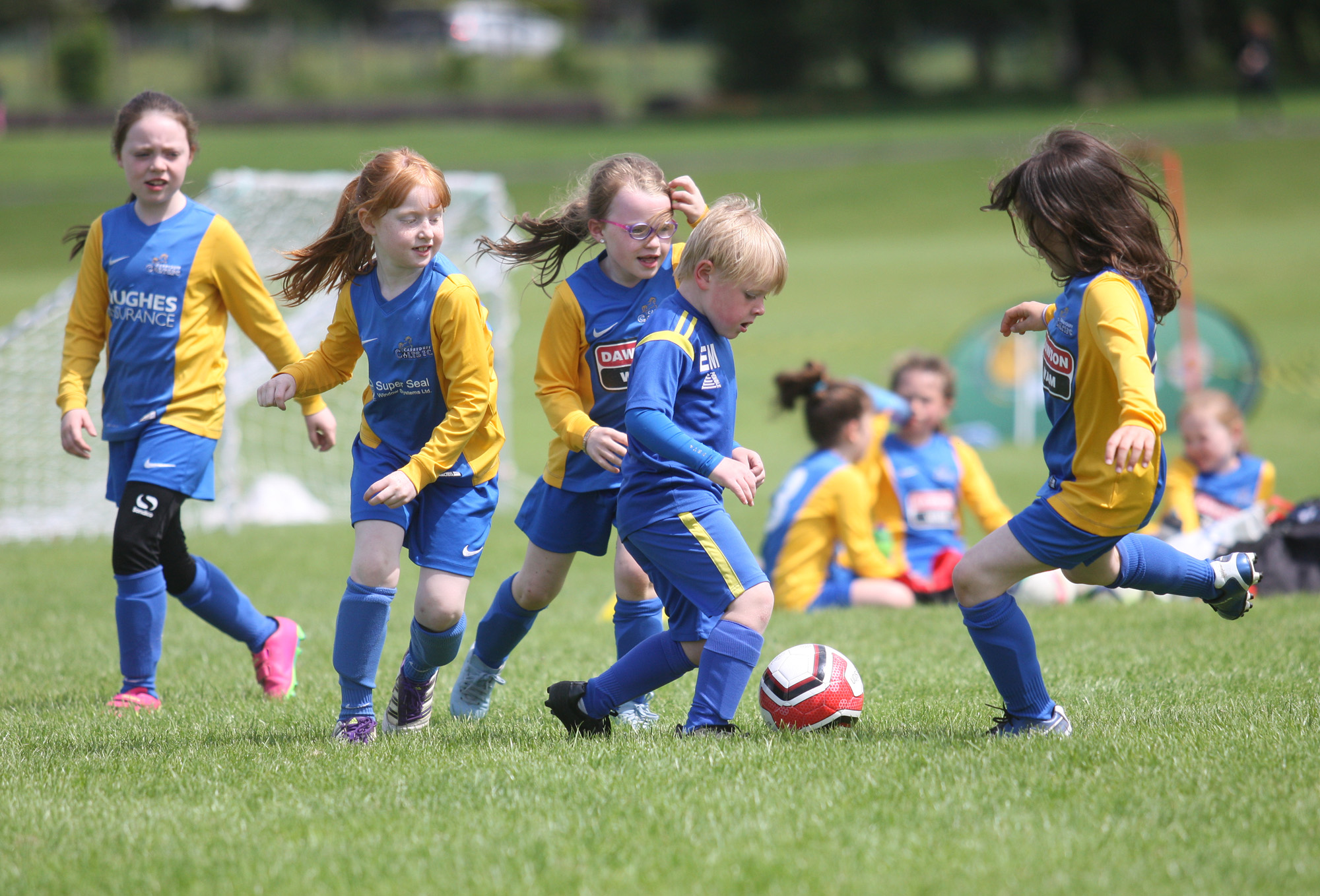 Action from a cross community football tournament organised by Carryduff Colts at Loughmoss Park 