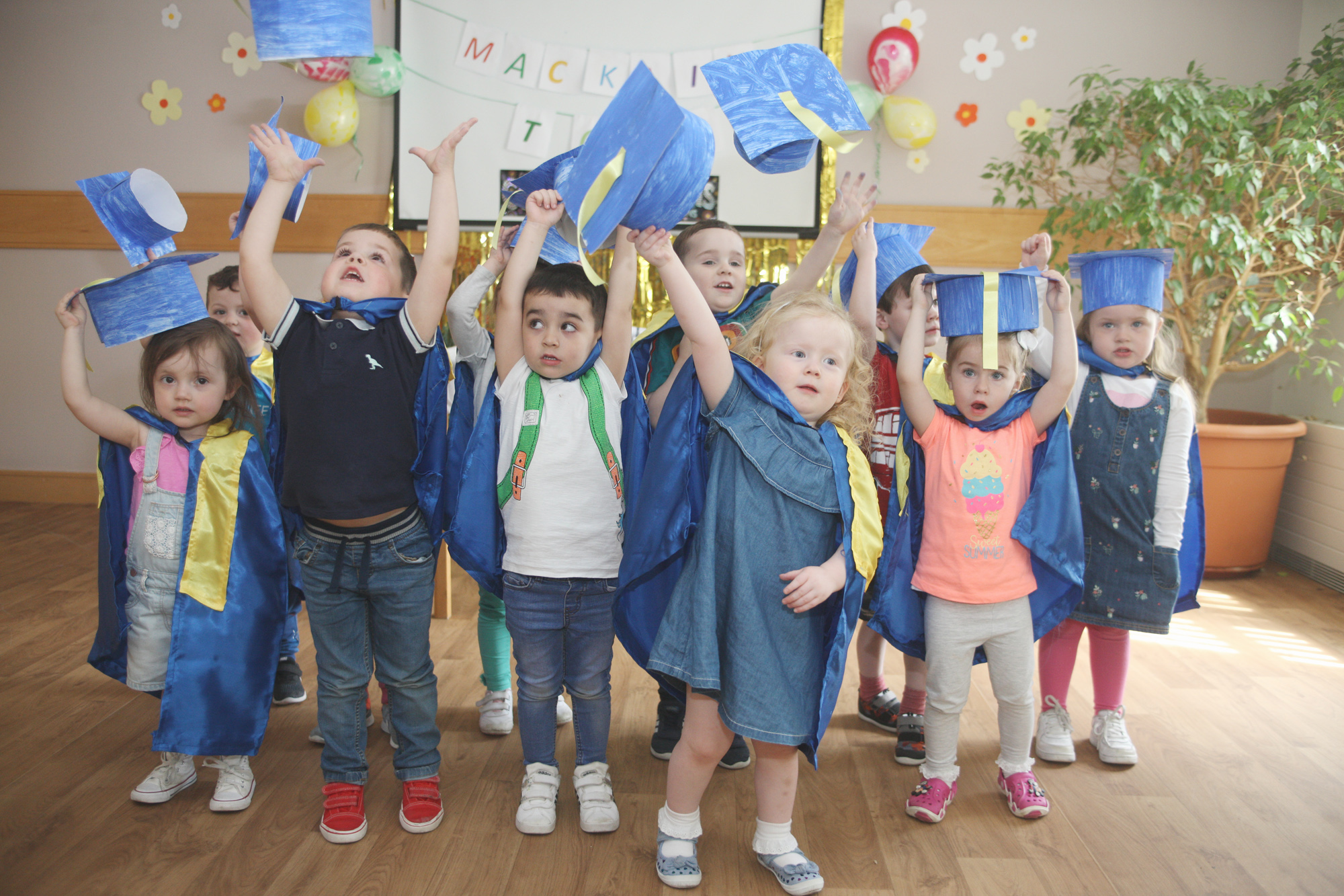 Start Smart Daycare tots graduation in Our Lady\'s Nursing Home