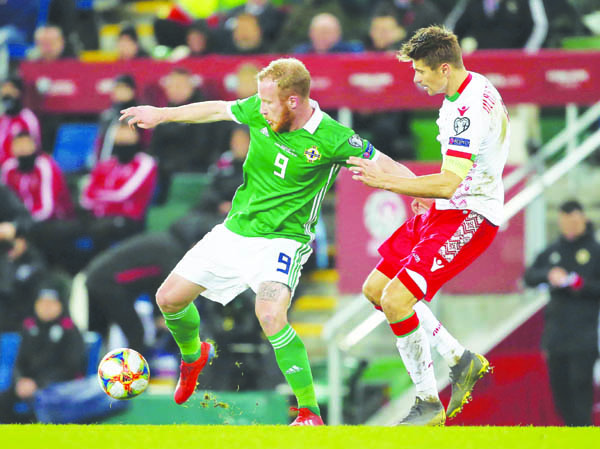 Liam Boyce is hopeful of earning a starting place in the games against Estonia and Belarus