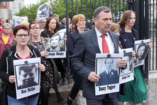 The Ballymurphy families were at Belfast Laganside Court for the continuation of the inquest.\nPress Eye - \nPhotograph by Declan Roughan