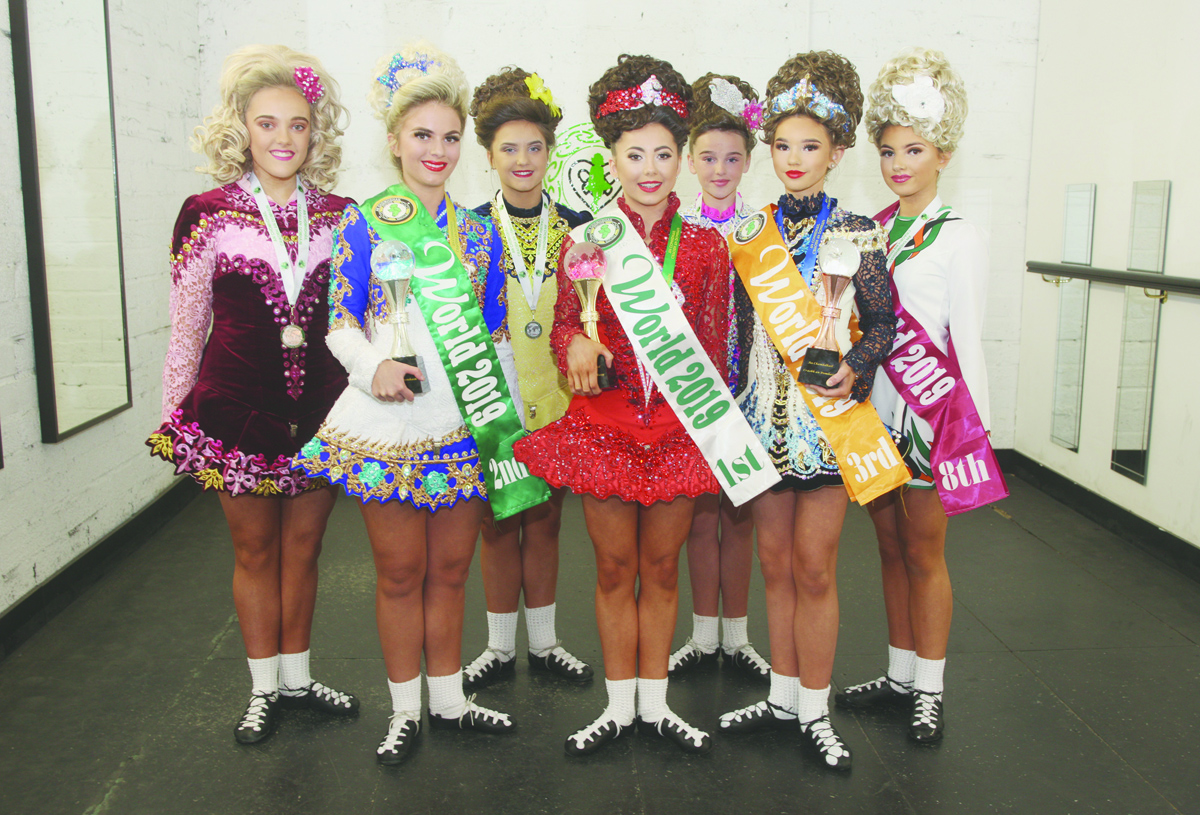 BEST FEET FORWARD: Lawrenson-Toal Academy of Irish Dance enjoyed a hugely successful competition at the recent An Chomhdháil World Championships