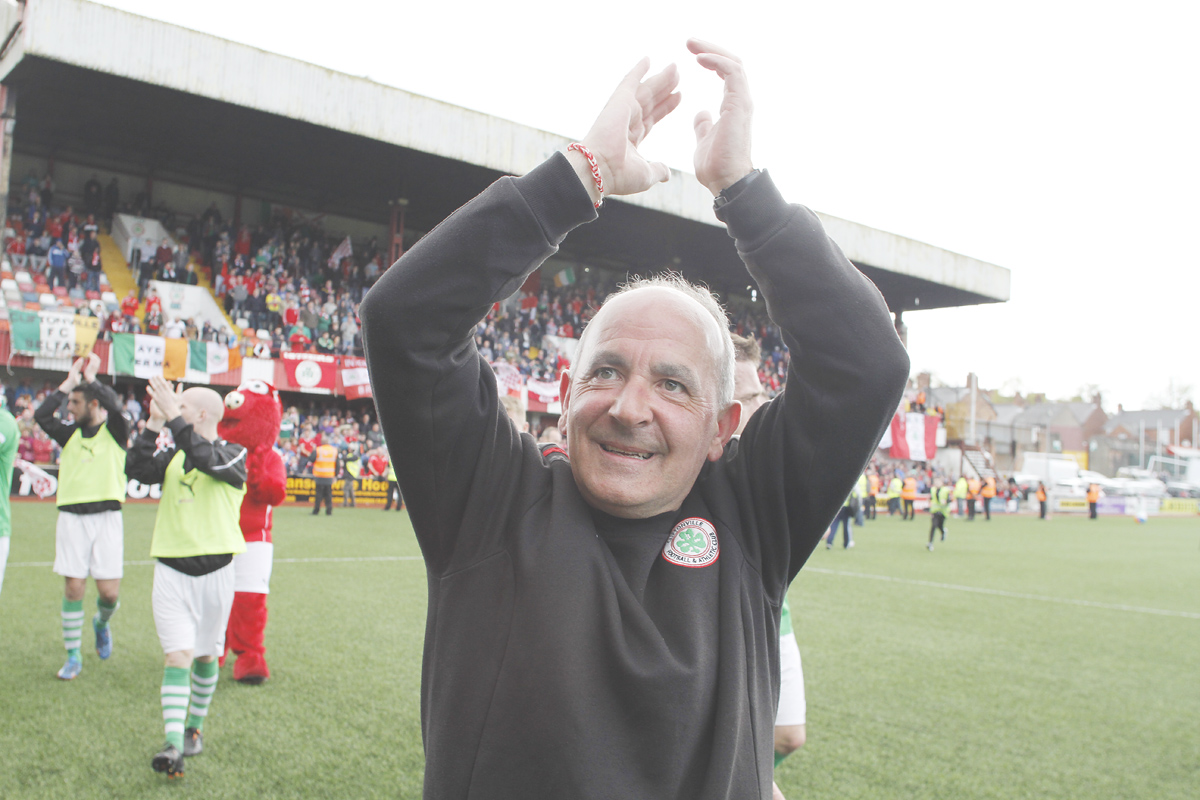 Tributes have been paid following the death of former Cliftonville player and manager Tommy Breslin, who died suddenly on holiday aged 58.\n 