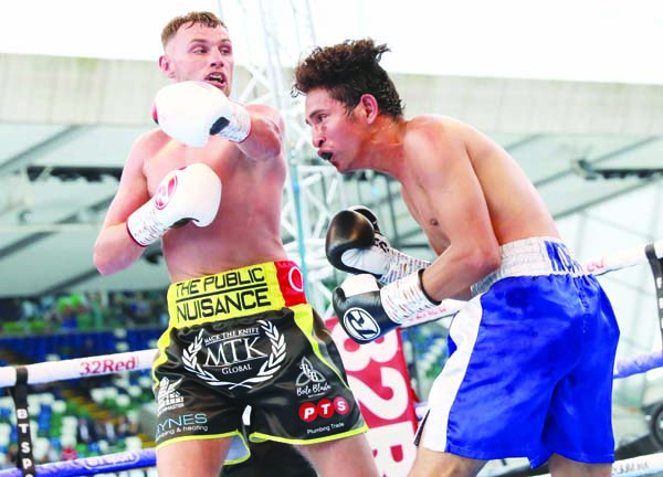 Sean McComb has racked up seven straight wins since making his debut at Windsor Park almost one year ago and will step up against dangerous Frenchman Renald Garrido on Saturday