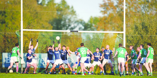 Cargin’s Tómas McCann scored a dramatic injury-time winning goal against St Gall’s in last year’s Antrim SFC semi-final at Creggan and the sides renew their rivalry at the same stage of this year’s Championship at Corrigan Park this Sunday evening