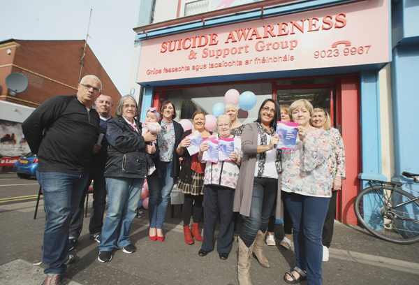 AWARENESS: The a coffee and information session at Suicide Awareness on the Falls Road