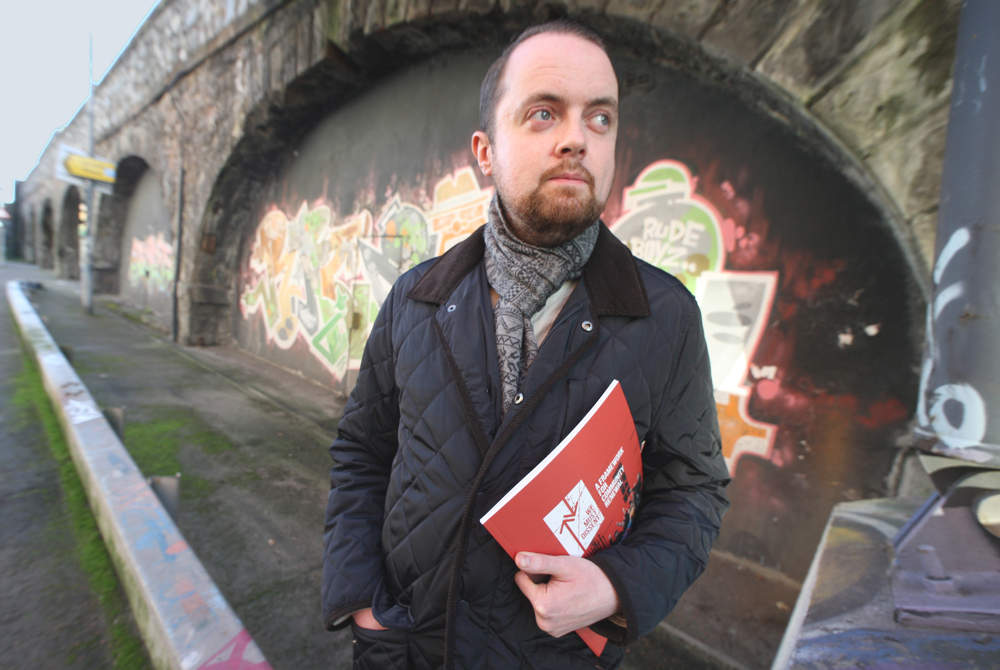 TUNNEL VISION: Fionntán Hargey of the Market Development Association