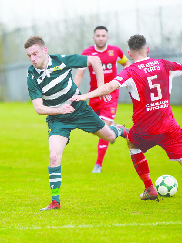 Belfast Celtic (pictured during Saturday’s Irish Cup victory against Annagh United) and St Luke’s (pictured during their win over Immaculata in Round Four) and have scored some impressive wins this season and both will hope to continue that form this weekend