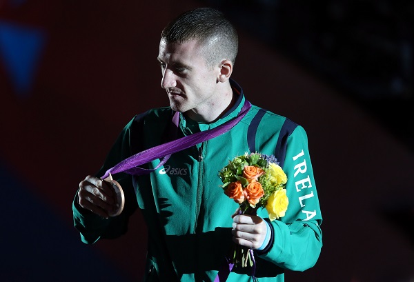 Paddy Barnes with his bronze medal at the 2012 London Olympics