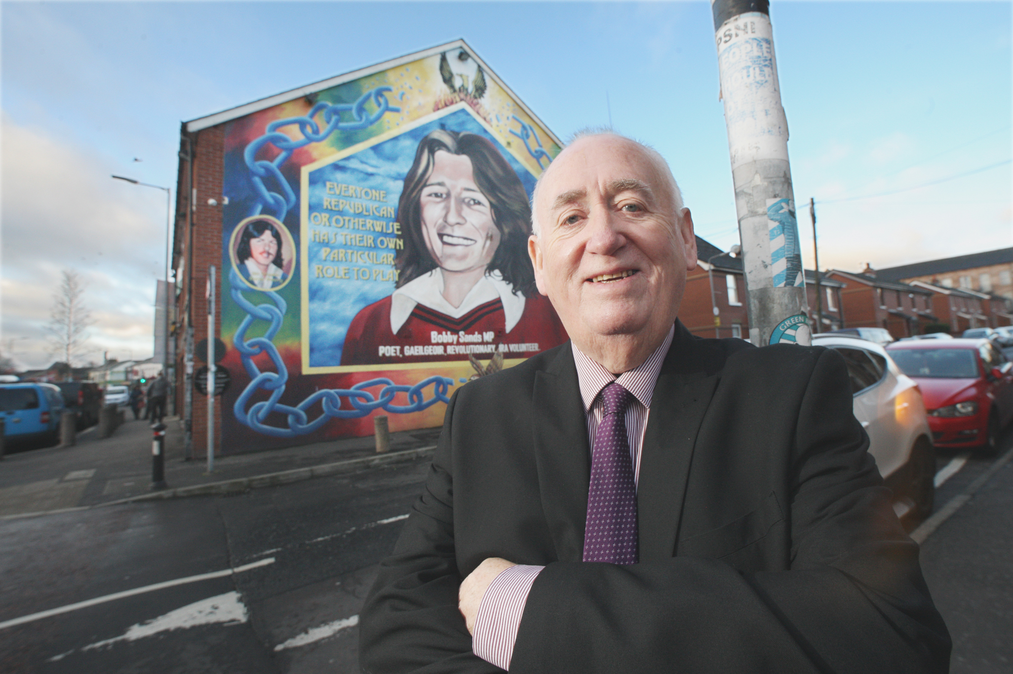 SUPPORT: West Belfast MLA Fra McCann has been diagnosed with prostate cancer\n