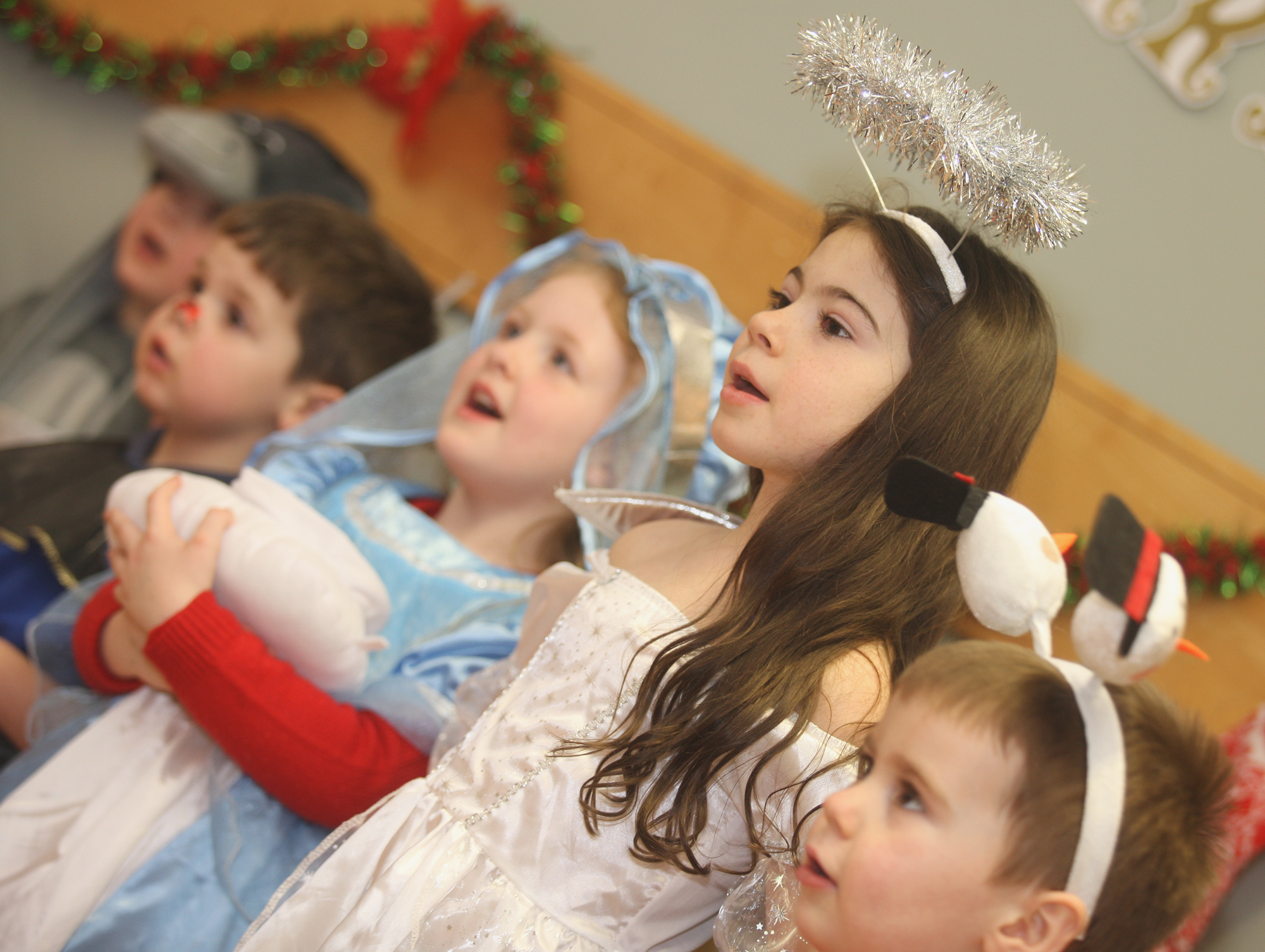 Smart Start Day Care tots visiting Our Lady\'s Care Home for a nativity performance